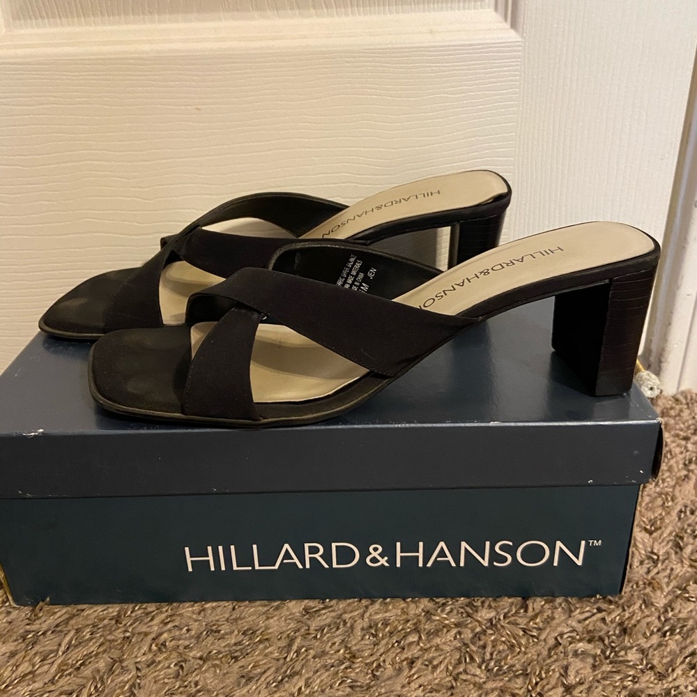 Black Wedged Heels